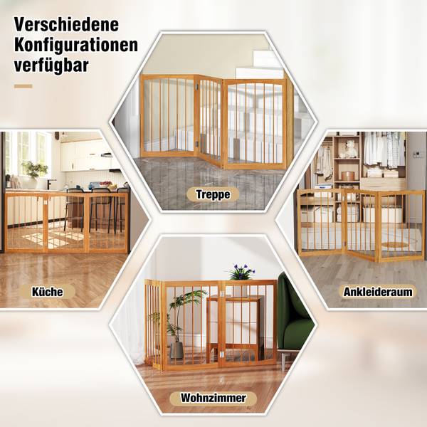 Haustierzaun BE9078 Holz