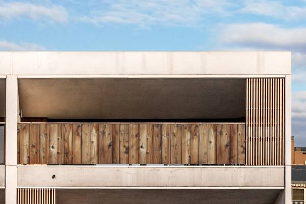 BALKON-SICHTSCHUTZ Holzpaneele 500 x 90 cm
