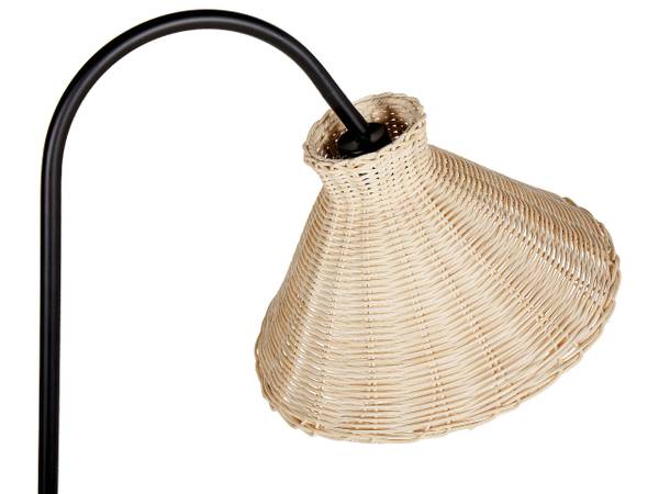 Stehlampen KERIAN Schwarz - Blau - Rattan - 46 x 148 x 63 cm