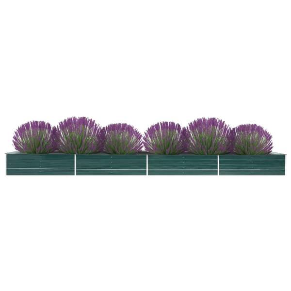 Garten-Hochbeet 3011435-5 Grün - Stahl - 80 x 45 x 600 cm