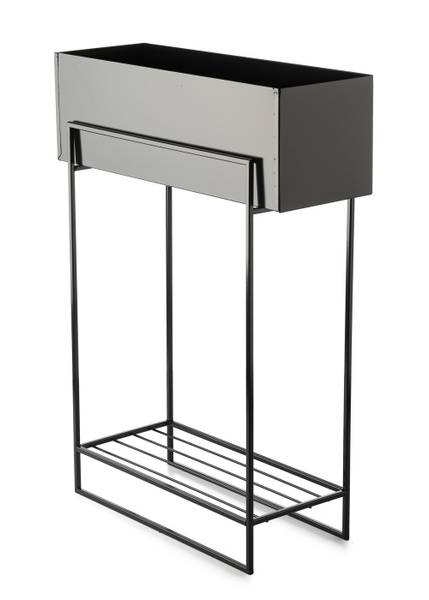 Blumenständer 10-1629 Schwarz - Metall - 60 x 82 x 23 cm