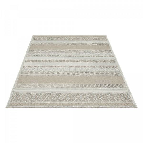Tapis exterieur CANCUN EX Beige - Matière plastique - 67 x 1 x 180 cm