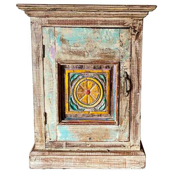 Nachttisch 4523372290 Braun - Massivholz - 56 x 68 x 28 cm