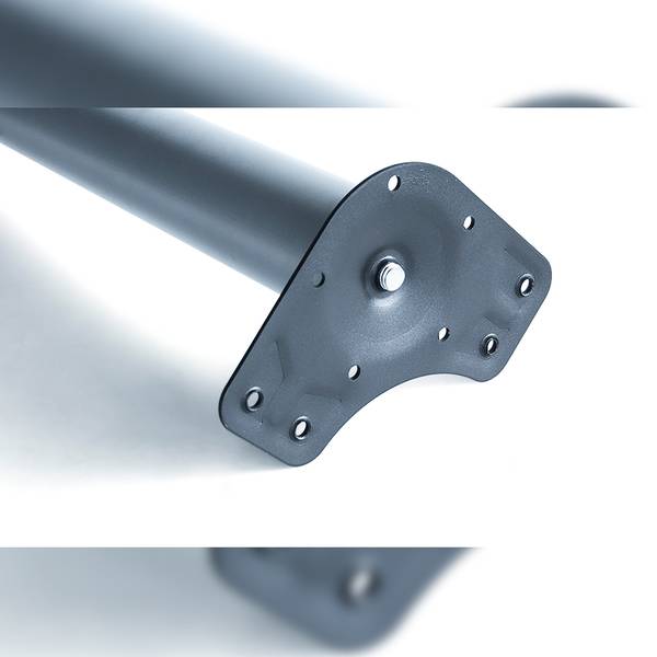 Tischbein 3048025 Silber - Metall - 6 x 89 x 6 cm
