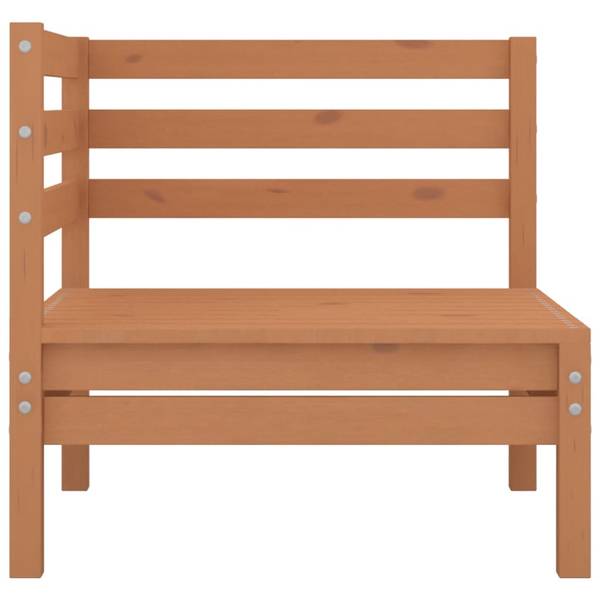 Gartensofa 3008513 (2-teilig) Braun - Kiefer - 64 x 63 x 64 cm