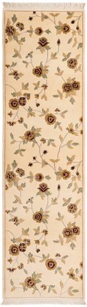 Tapis de passage Darya CDXXXIV Beige - Laine - 84 x 1 x 297 cm