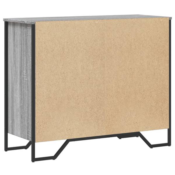 Kommode XT5918 Grau - Holzwerkstoff - 36 x 75 x 91 cm
