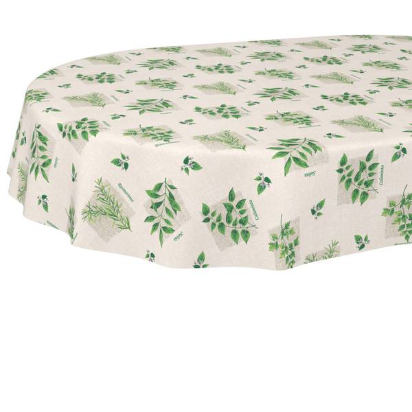 Wachstuchtischdecke Botanic Kräuter Tiefe: 180 cm