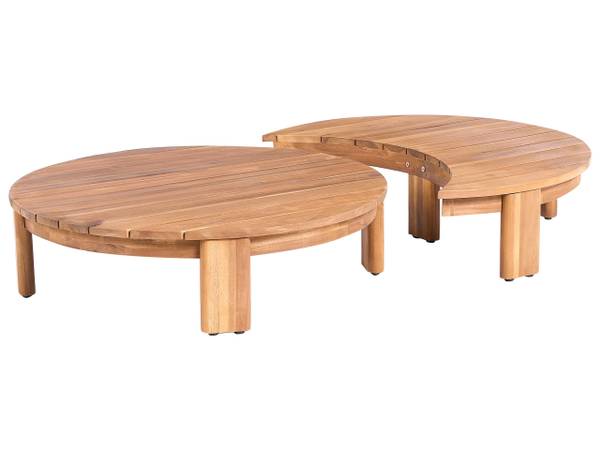 Couchtisch ARZELLO Braun - Massivholz - 90 x 24 x 135 cm