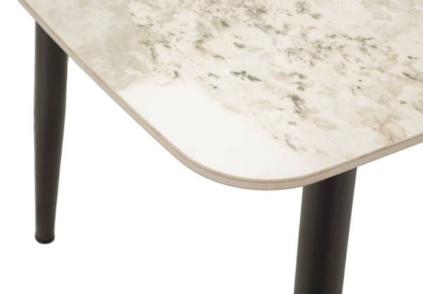 Eettafel Josh metaal - 138 x 76 x 138 cm