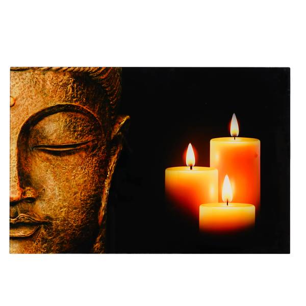 Glasbild T117 Buddha Sicherheitsglas - 60 x 40 x 4 cm