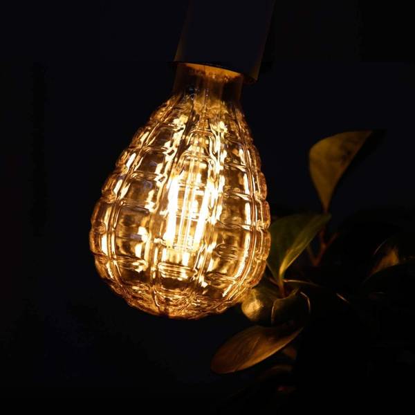 Leuchtmittel Kylan Gold - Glas - 8 x 14 x 14 cm