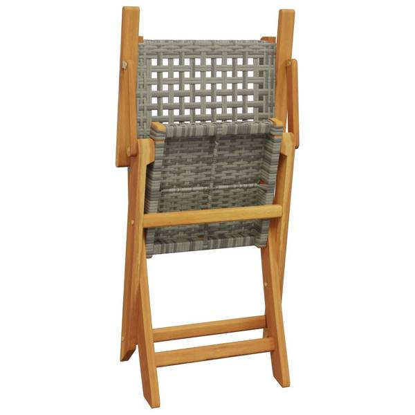 Garten-Essgruppe 3038331-1 3-teilig Grau - 70 x 70 cm