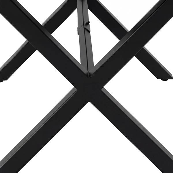 Set table Coeus II (7-él.) Noir - Métal - Textile