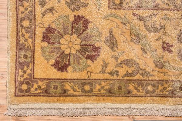 Orientteppich Oriental Grün - Wolle - 204 x 1 x 296 cm
