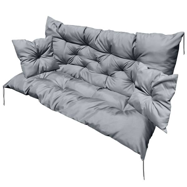 Bankauflage Slon Grau - Breite: 100 cm