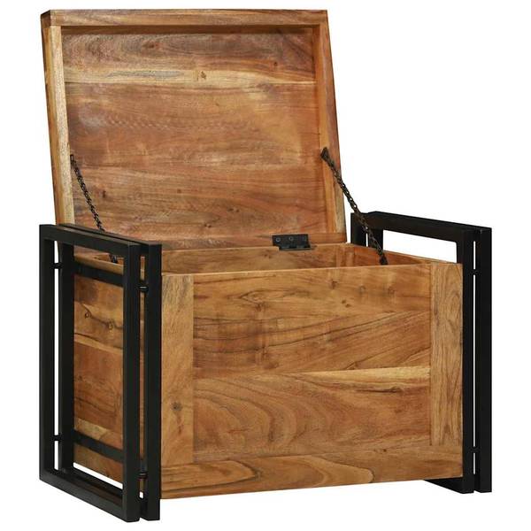 Aufbewahrungskiste 3042918 Braun - Akazie - 40 x 41 x 60 cm