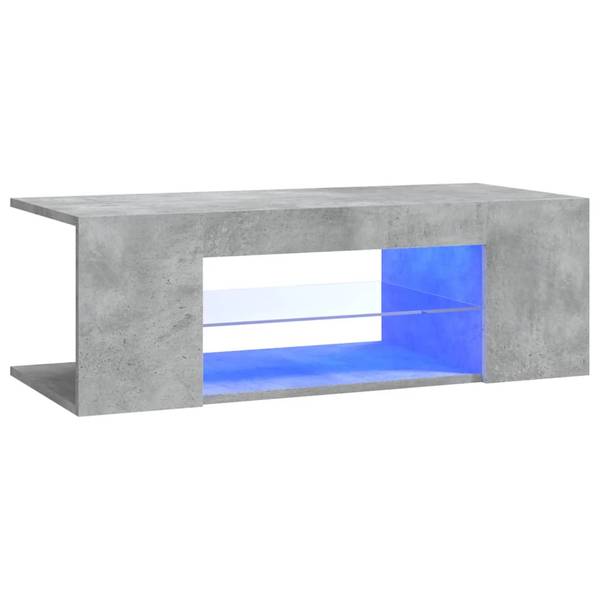 TV-Schrank mit LED-Leuchten D699 Steingrau