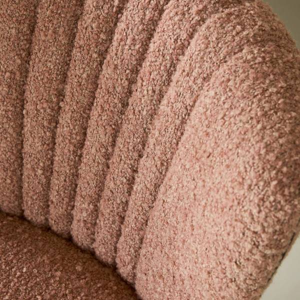 Sessel GINA Pink - Webstoff - 61 x 72 x 74 cm