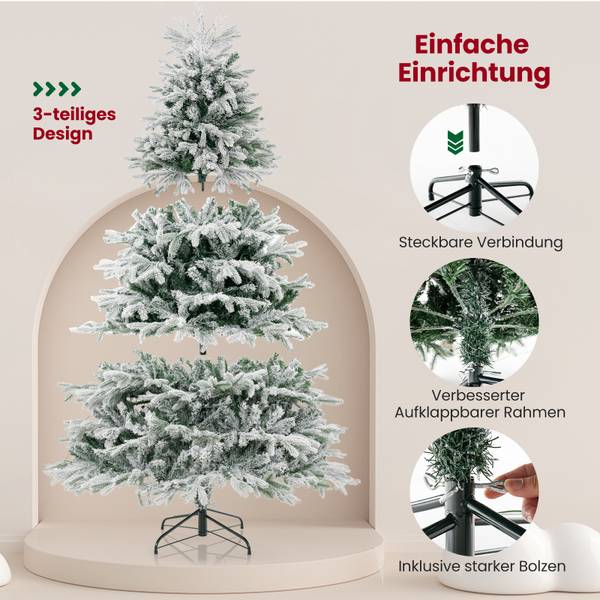 Weihnachtsbaum OY46545PQDE Grün - Kunststoff - 120 x 180 x 120 cm