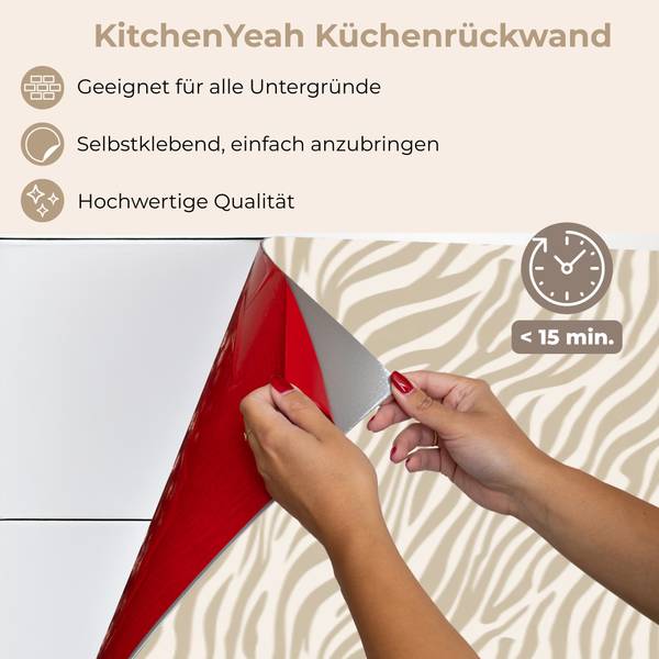 KÜCHENRÜCKWAND Streifen 400 x 60 cm