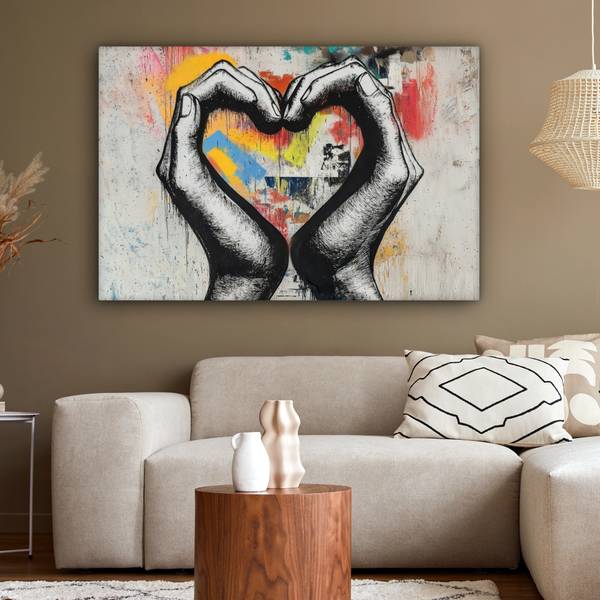 BILDER Herz 150 x 100 cm