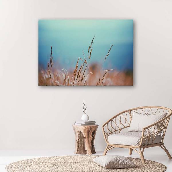 Wandbild grashalme 120 x 80 cm