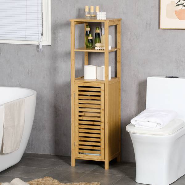 Badezimmerschrank 834-467 Braun - Bambus - 30 x 120 x 33 cm