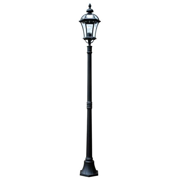 Ledbury Lampadaire Noir - Métal - 23 x 193 x 23 cm