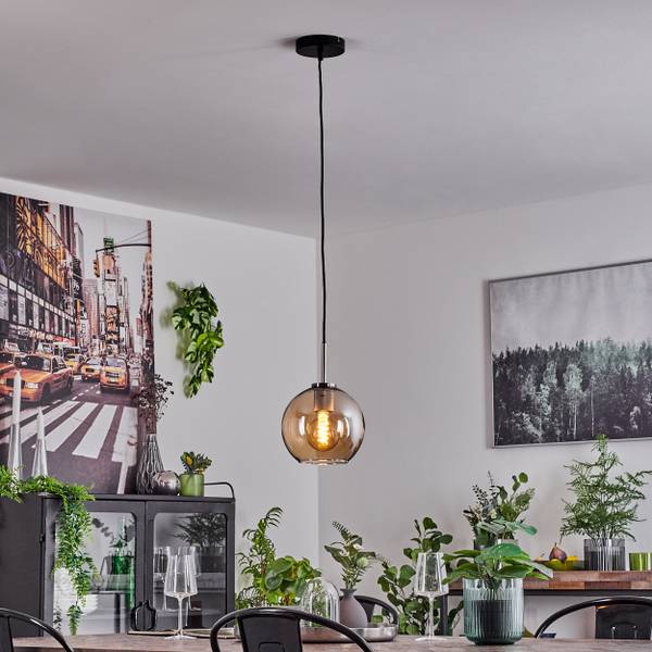 Deckenleuchte Cesaro Orange - Metall - 24 x 35 x 24 cm