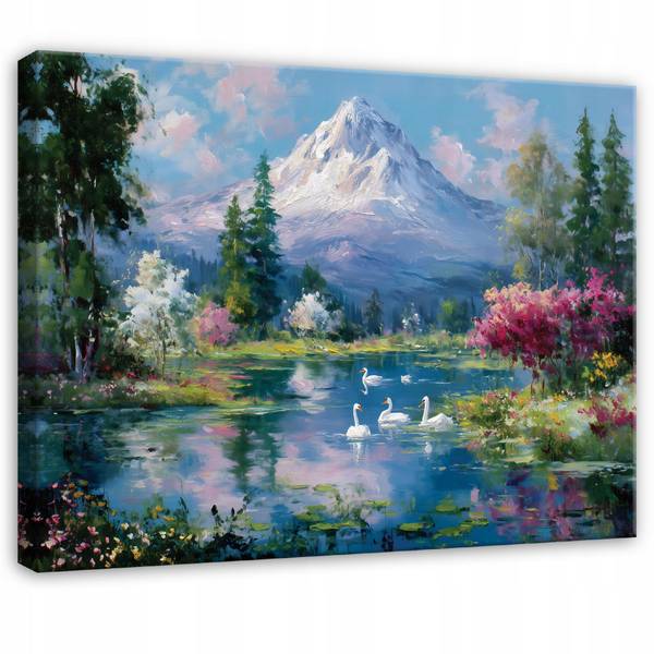 Leinwandbild Gebirge PP16334 120 x 80 x 3 cm