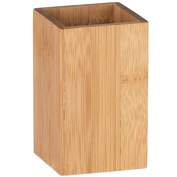 Zahnbürstenhalter 40881 Braun - Bambus - 7 x 11 x 7 cm