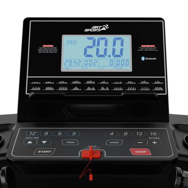 Laufband Speedrunner6000 Schwarz - Metall - 78 x 132 x 175 cm