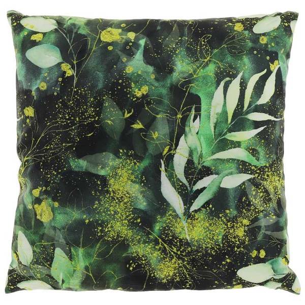 Dekokissen Ola Grün - Textil - 45 x 9 x 45 cm