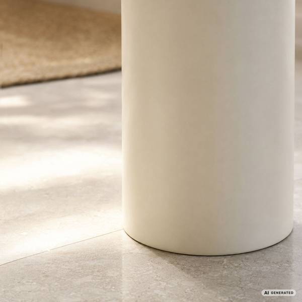 Runder Couchtisch MONO 5620 Beige - Holzwerkstoff - 30 x 40 x 30 cm