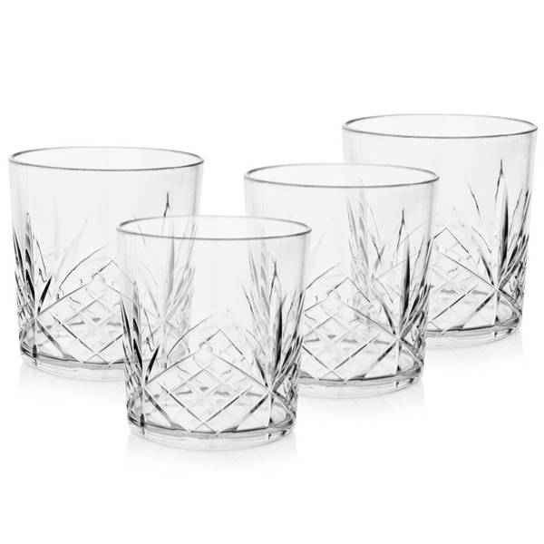 Trinkgläser 4er Set SET303 Kunststoff - 9 x 9 x 9 cm