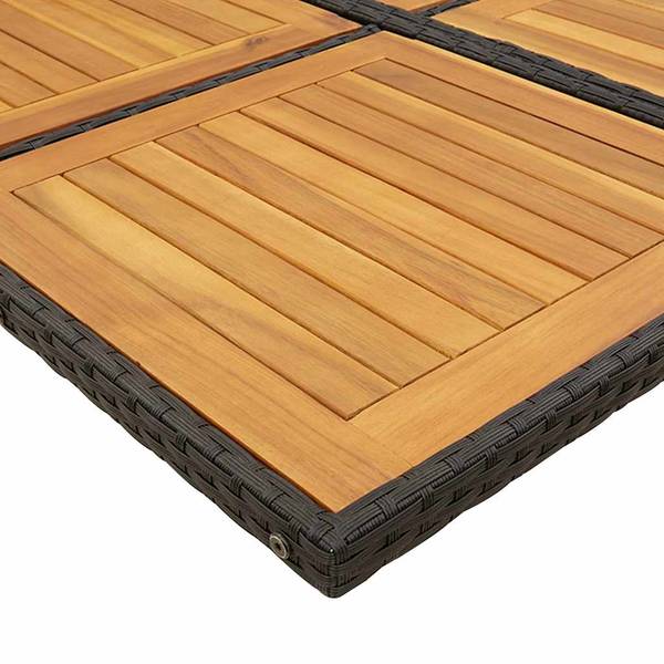 Garten Essgruppe 3033285-8 (9-teilig) Schwarz - Weiß - Stahl - 106 x 73 x 220 cm