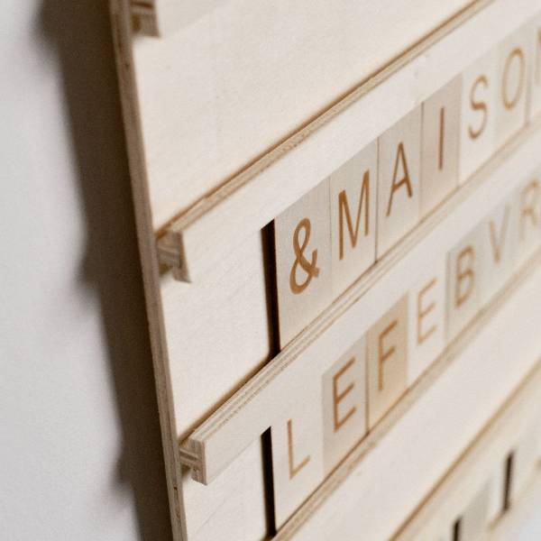 Meldungsfeld SIMPLICITY Beige - Holzwerkstoff - 30 x 1 x 40 cm