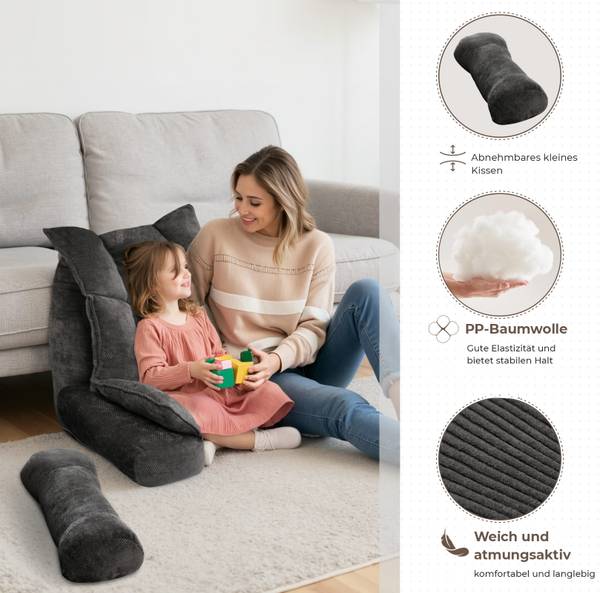Stützkissen COMFORT Schwarz