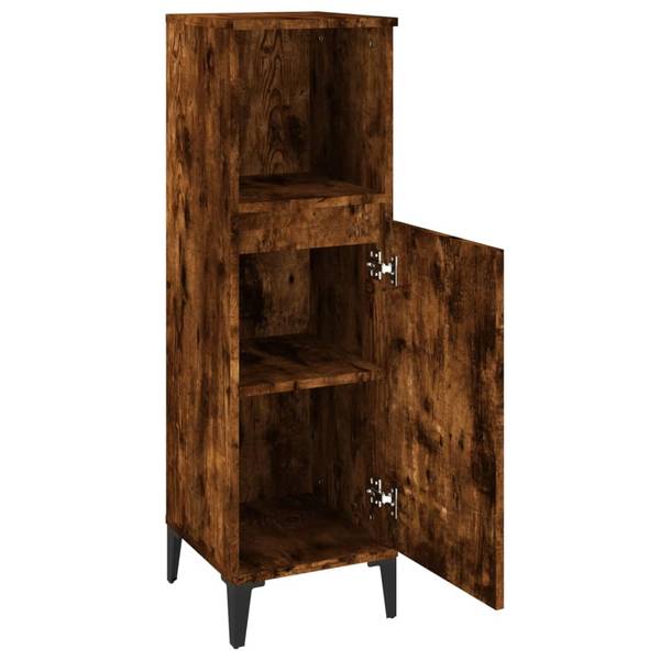 Badschrank 3029248 Raucheiche Dekor