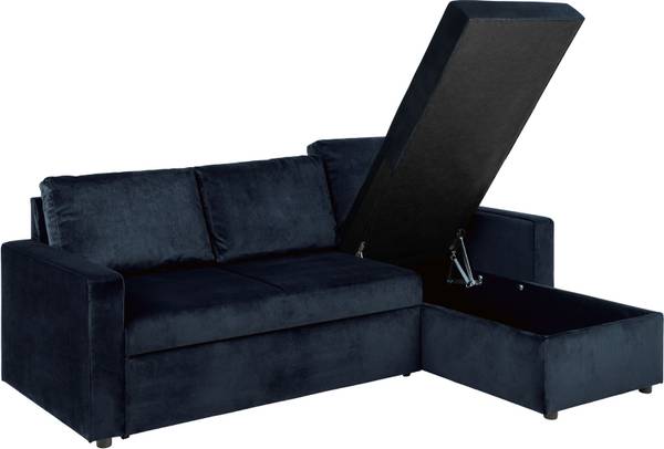 Schlafsofa Sacramento Grau - Baumwollstoff - Polypropylen - 218 x 84 x 155 cm