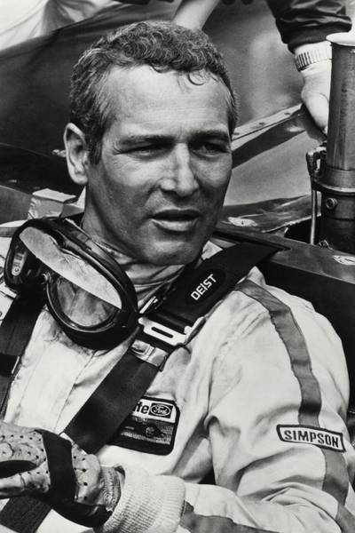 Photo célébrité Paul Newman Indianapolis 60 x 90 x 60 cm - Fibres naturelles