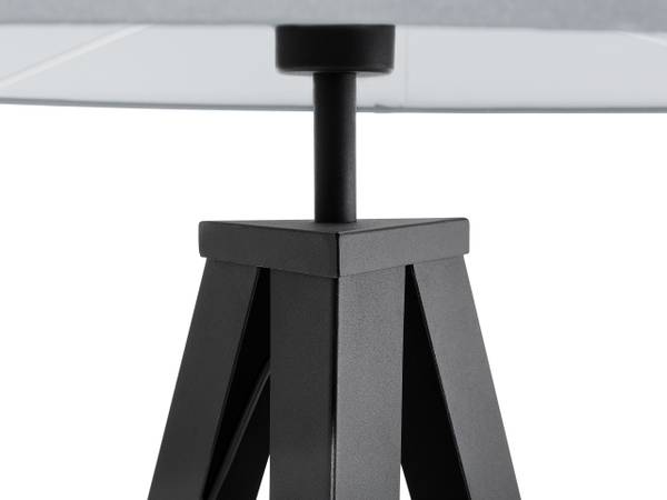 Stehlampen STILETTO Schwarz - Grau - Metall - 50 x 156 x 50 cm