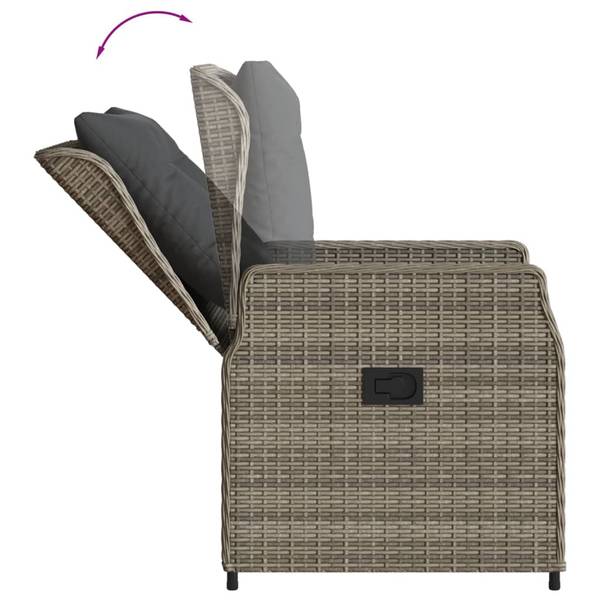 Salle à manger 3036392-1 lot de 3 Gris