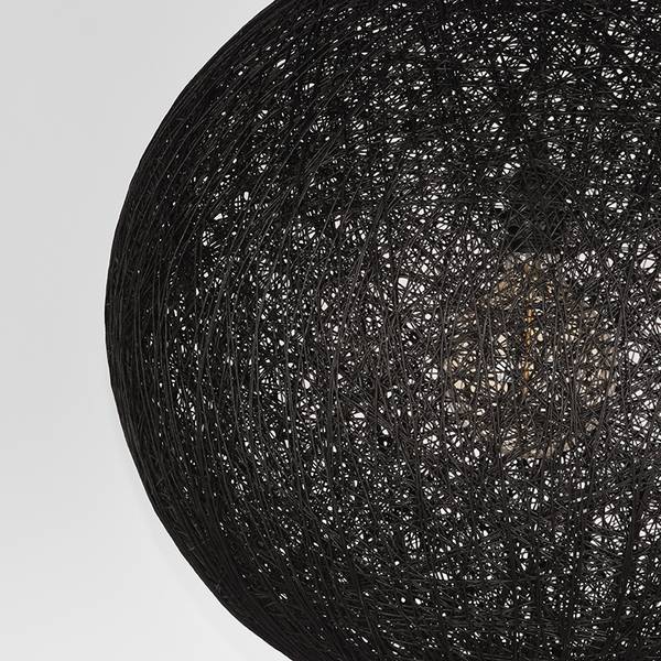 Pendelleuchte TWIST Schwarz - 45 x 45 x 45 cm