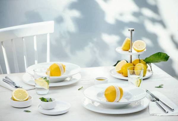 Gießkanne Grande Weiß - Naturfaser - 8 x 14 x 8 cm