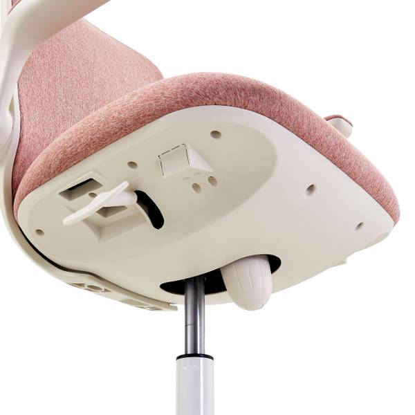 Kinderdrehstuhl Swivelo Pink - Polyester - 60 x 99 x 60 cm