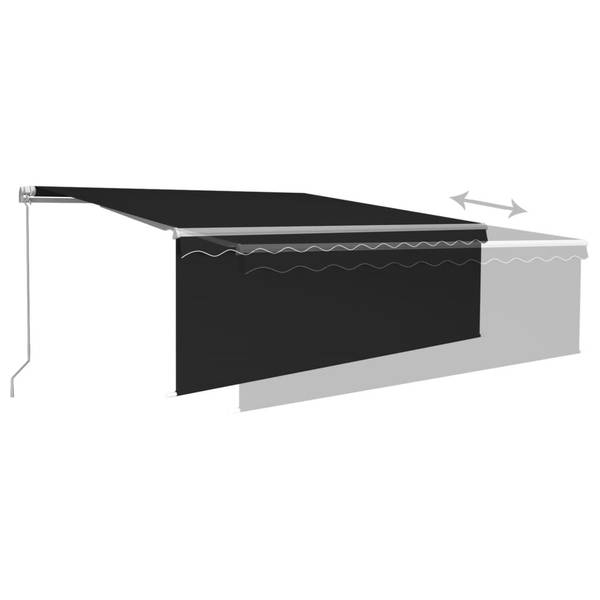 Markise 3014349 Anthrazit - 400 x 300 cm