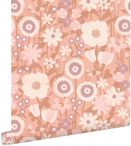 Tapete 132159 Pink - Papier - 50 x 900 x 50 cm