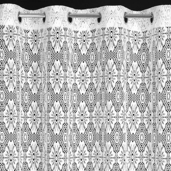 Vorhang IGA Weiß - Textil - 140 x 250 x 1 cm